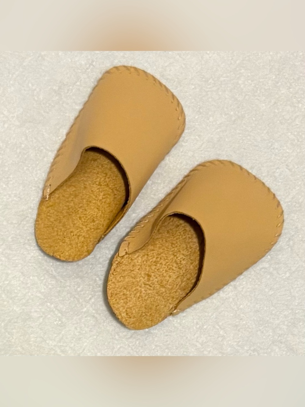 American Girl Doll Mules from Felicity's Nightshift, Cap & Mules Set (1991-2010)